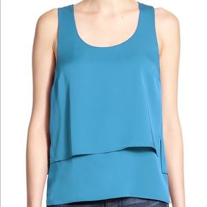 Theory Size Medium Top Sleeveless Blouse Silk